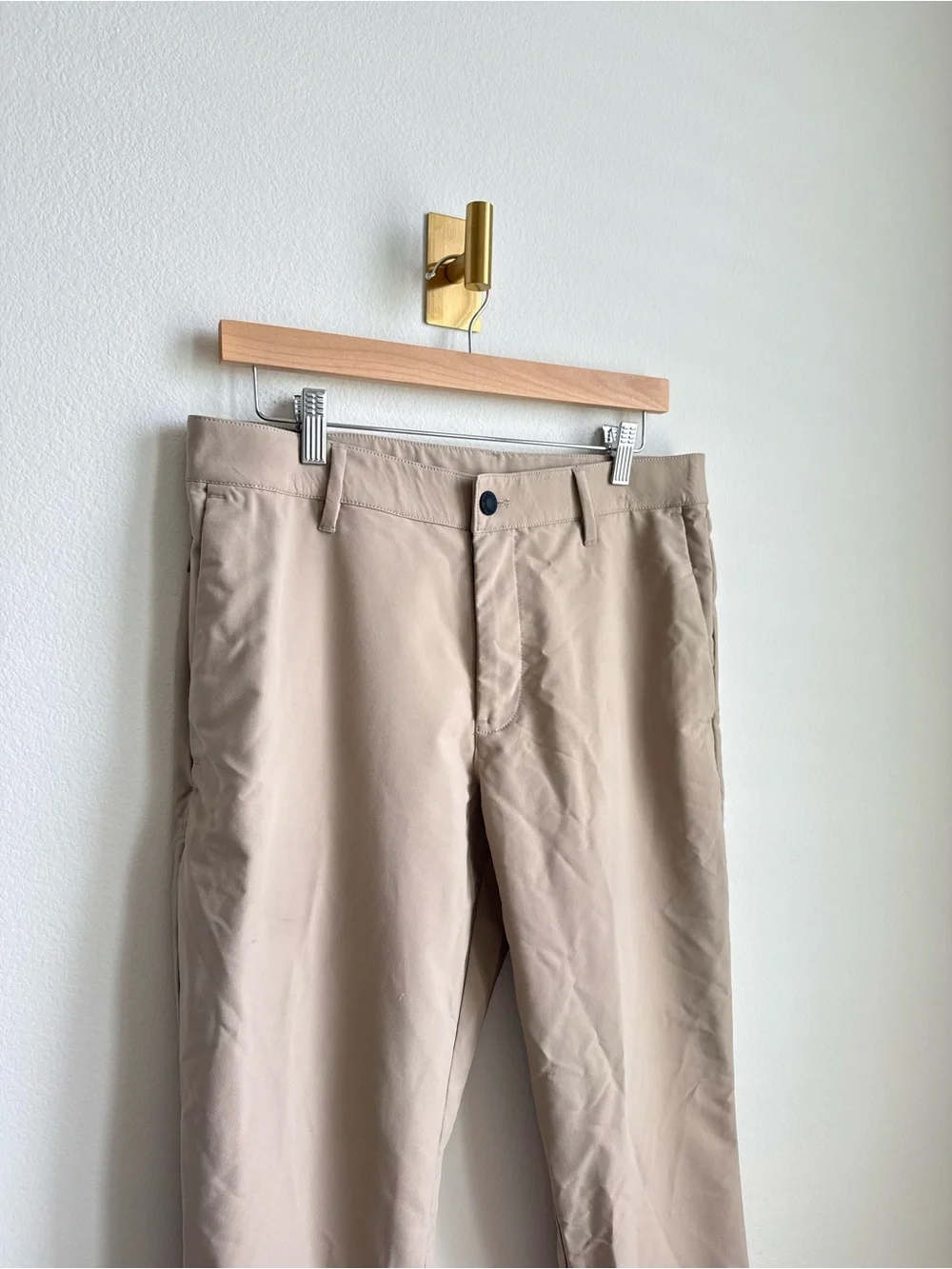 Banana Republic Men’s Performance Pants Beige Khaki 32x29 Stretch Chino